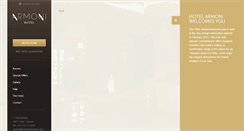 Desktop Screenshot of hotelarmoniparis.com