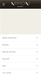 Mobile Screenshot of hotelarmoniparis.com